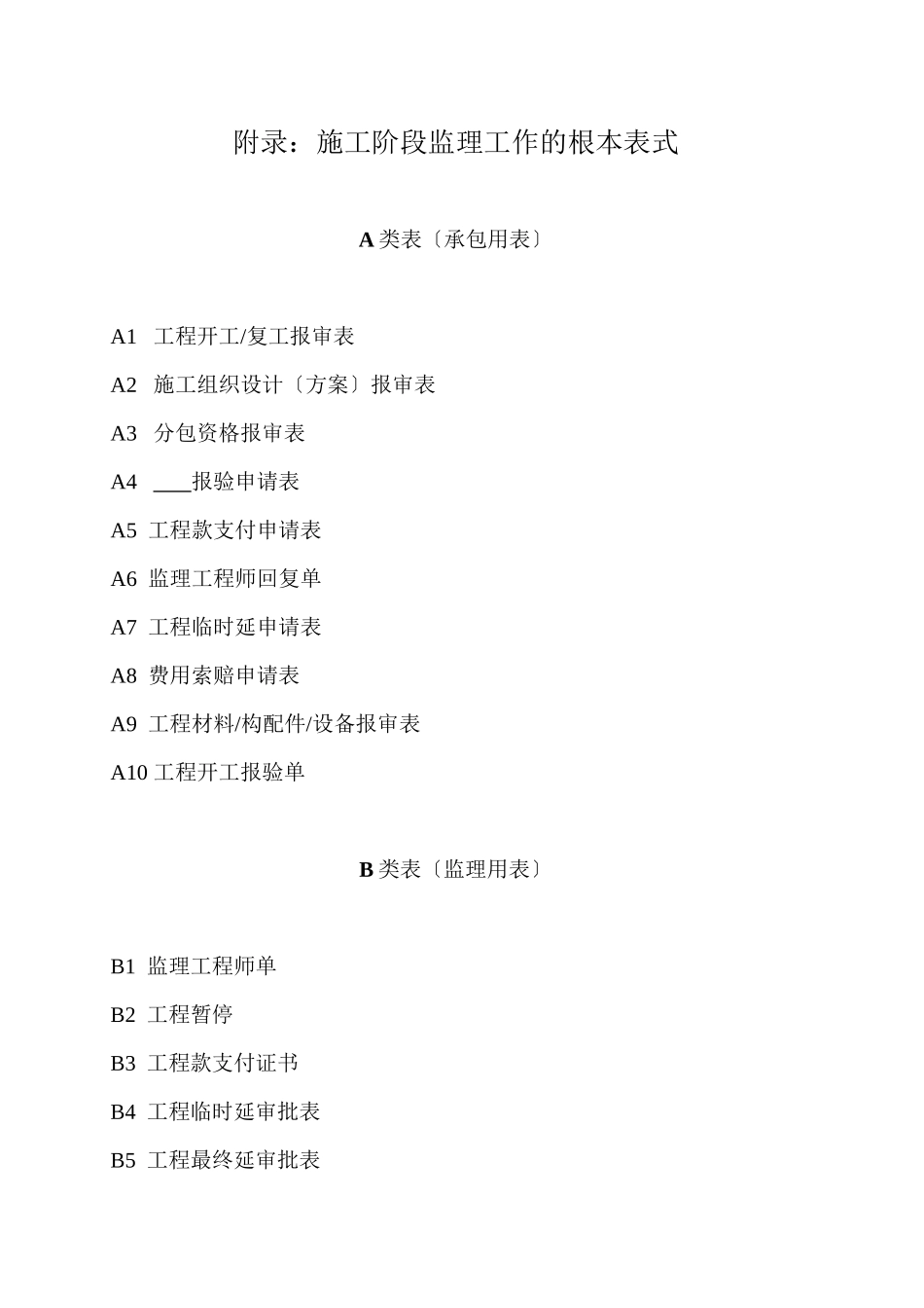 施工阶段监理工作的基本表式_第1页