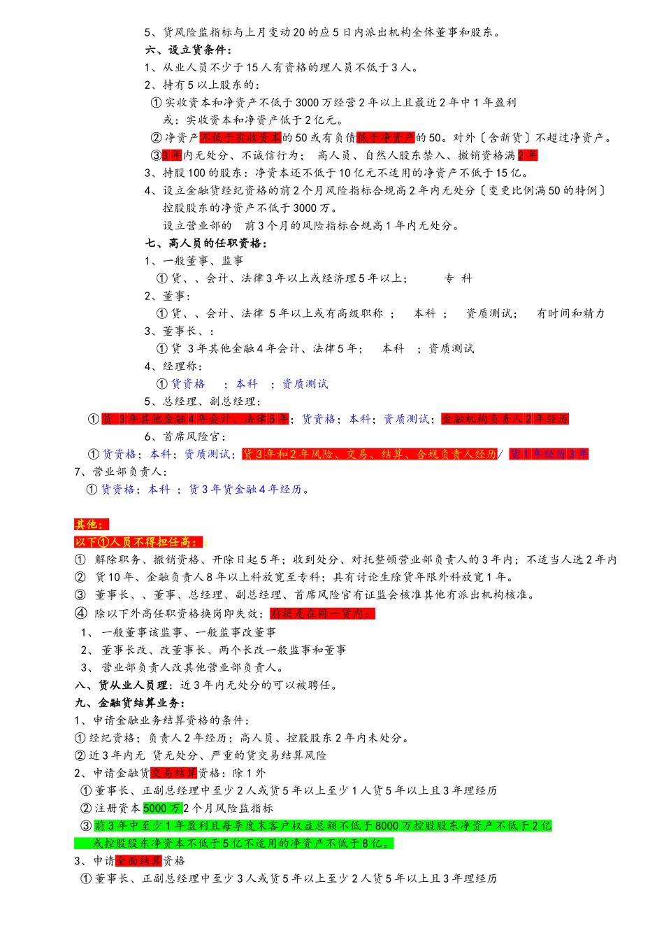 期货法律法规重点记忆_第2页