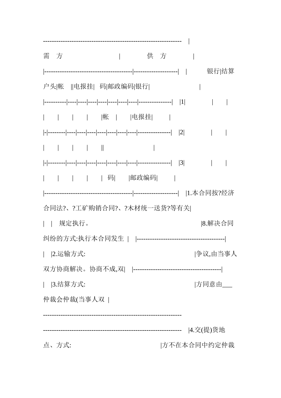 木材购销（订货）合同_第2页