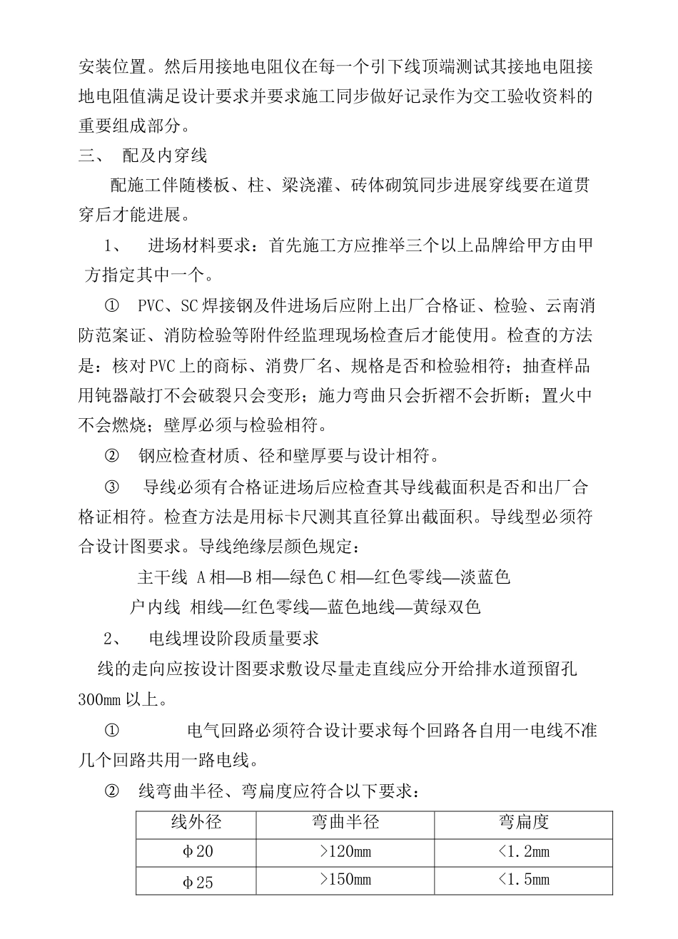 某校区建筑电气安装工程监理实施细则_第3页