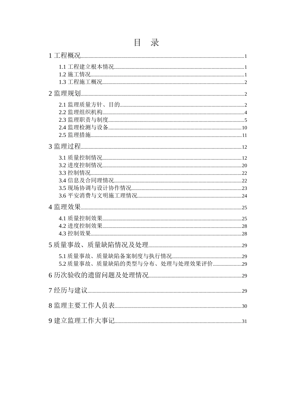 某水利枢纽土石副坝工程竣工初步验收监理工作报告_第3页