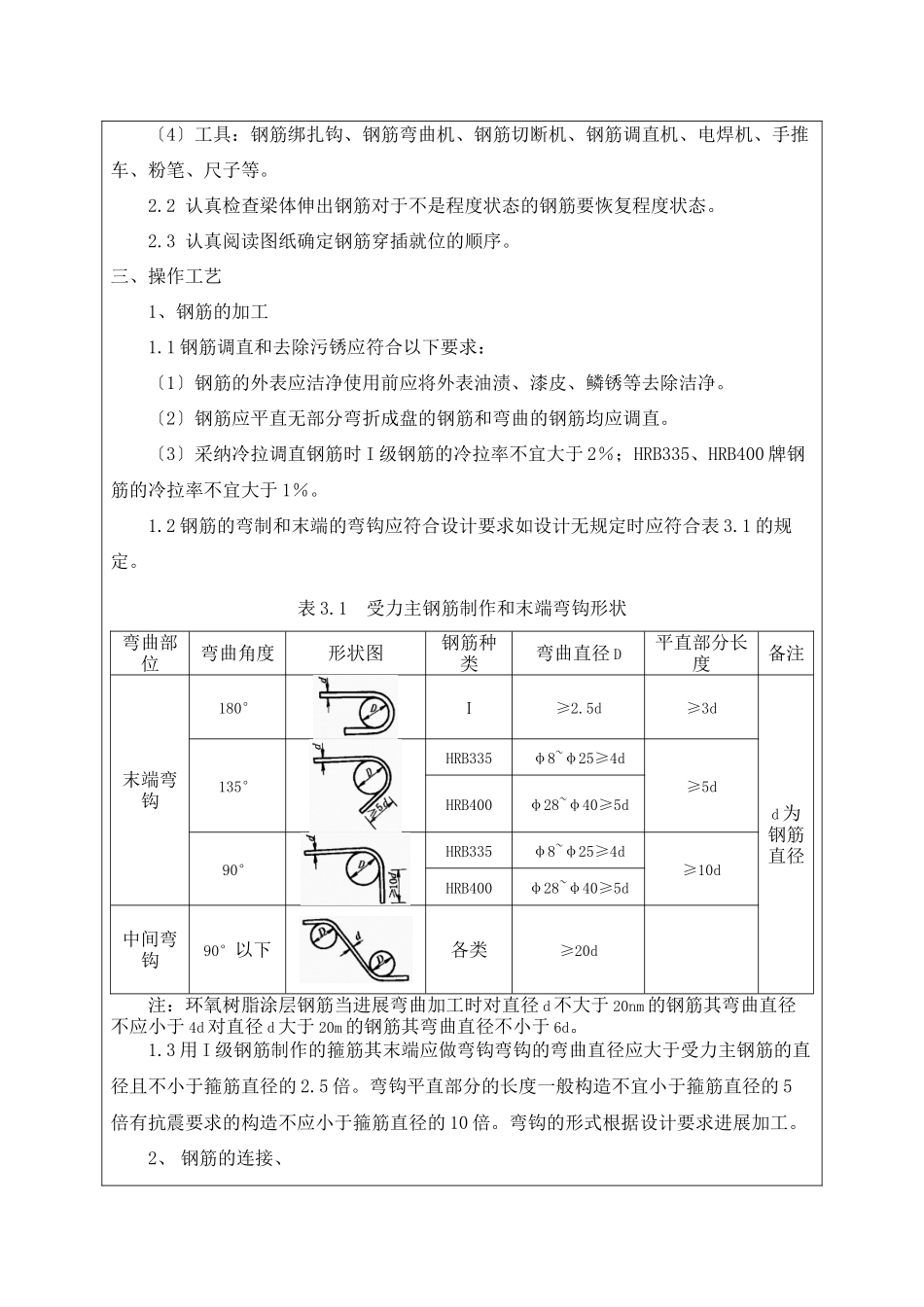 某高速公路钢筋工程技术交底_第2页