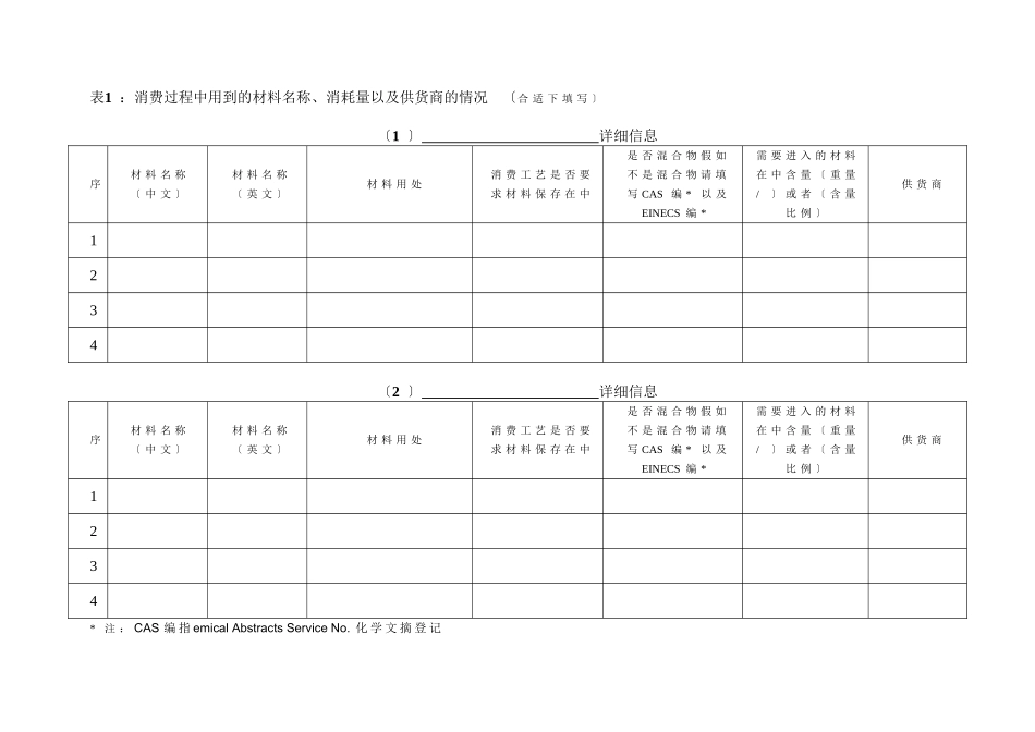 欧盟REACH法规企业信息调查表_第3页