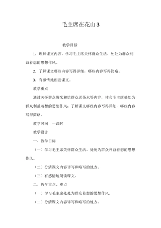毛主席在花山3