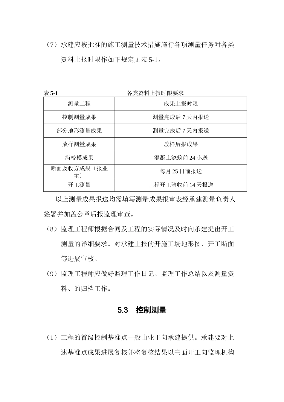 水利水电工程施工测量监理实施细则_第3页