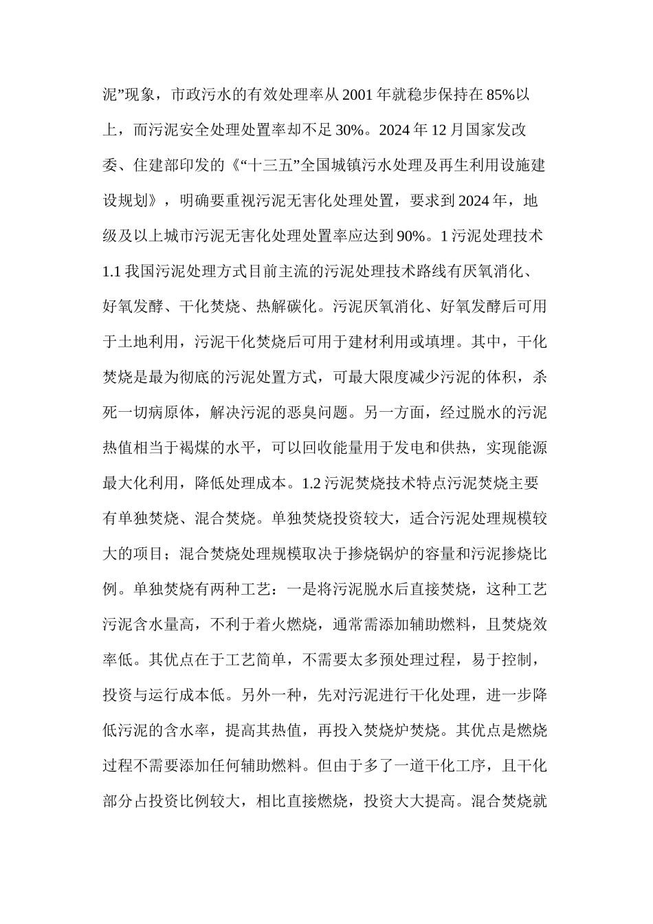 污泥干化焚烧技术探讨_第2页