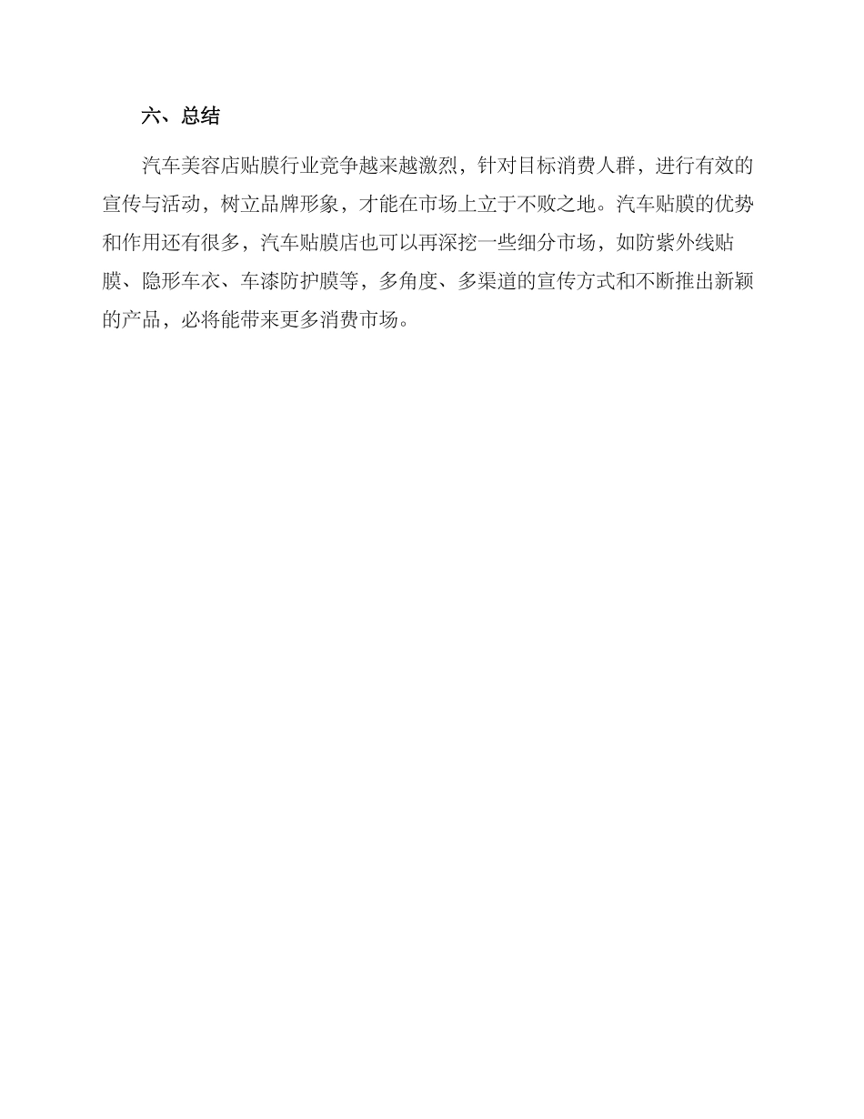 汽车美容贴膜宣传方案_第3页