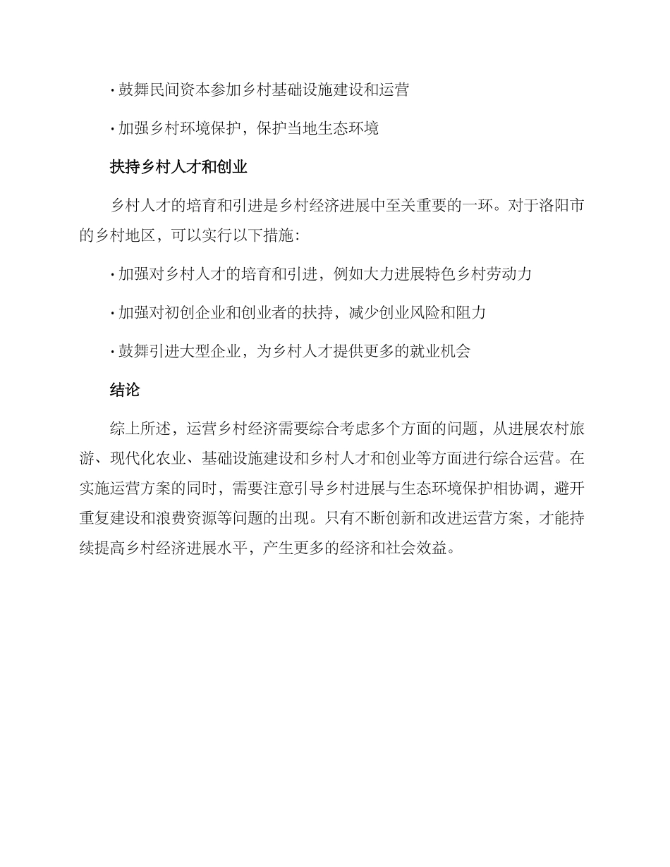 洛阳乡村运营方案_第3页
