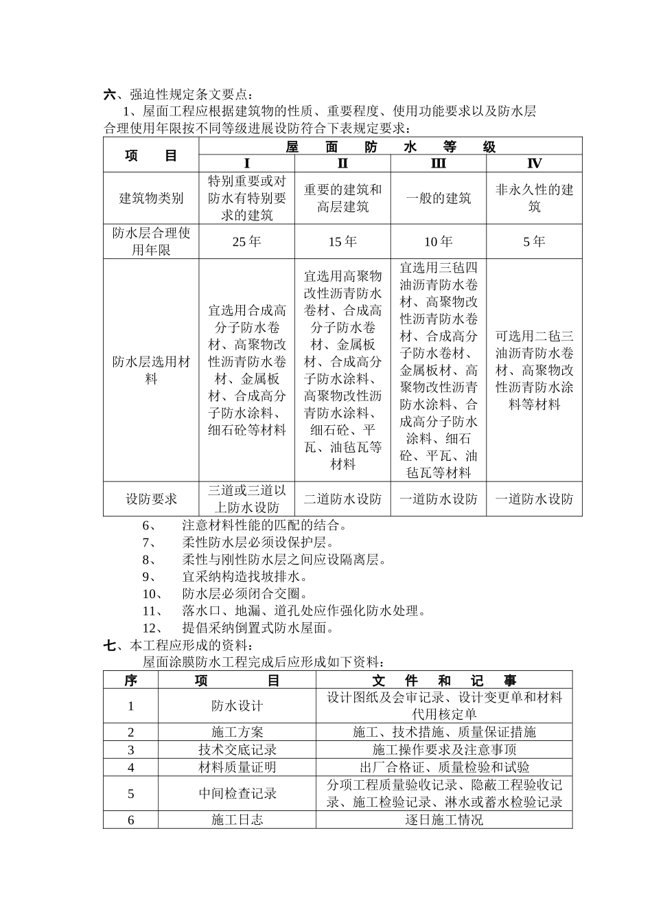涂膜防水屋面工程监理细则88_第3页