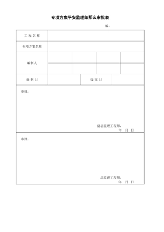 深基坑施工专项监理实施细则
