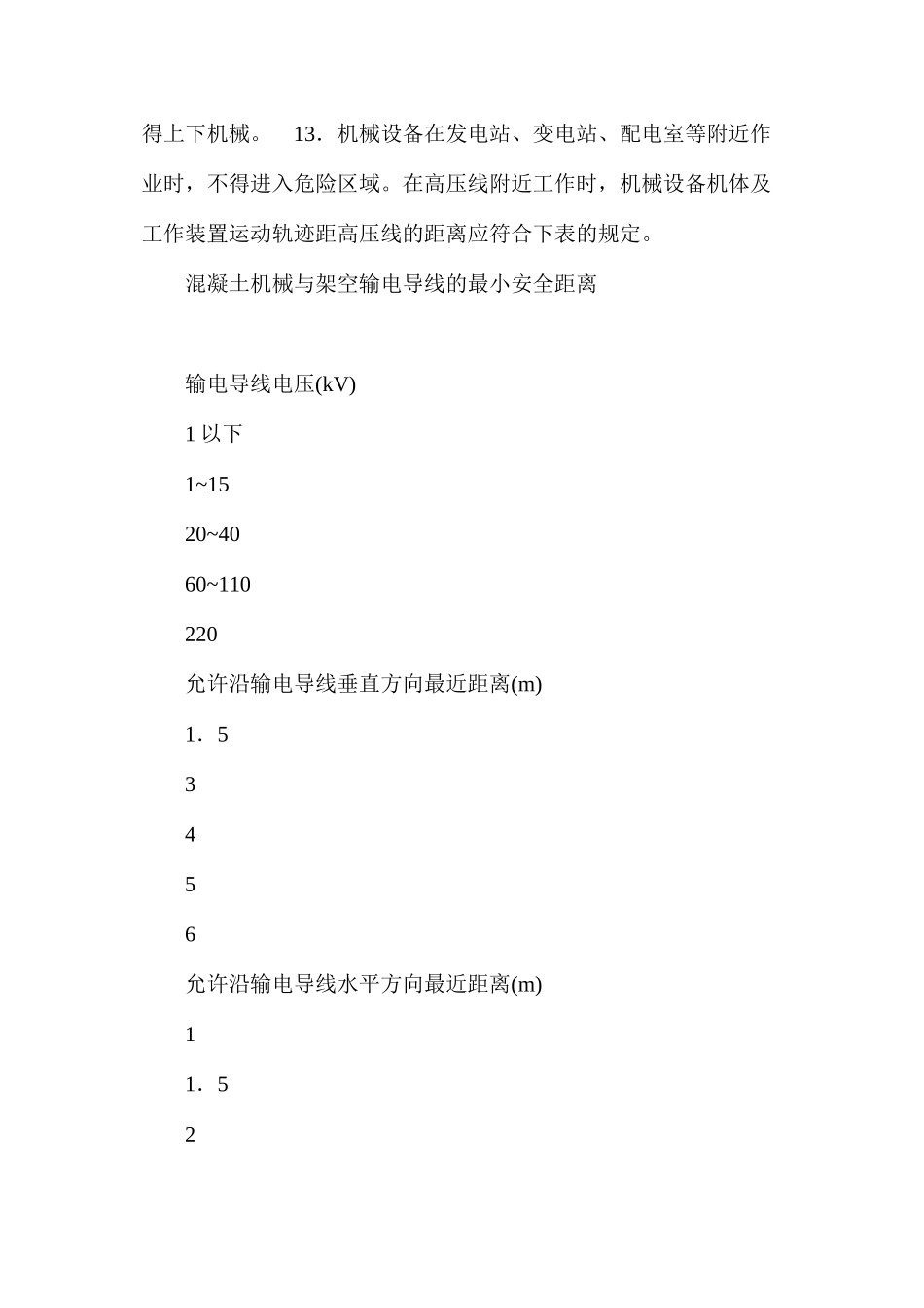 混凝土机械操作工安全技术交底 _第2页