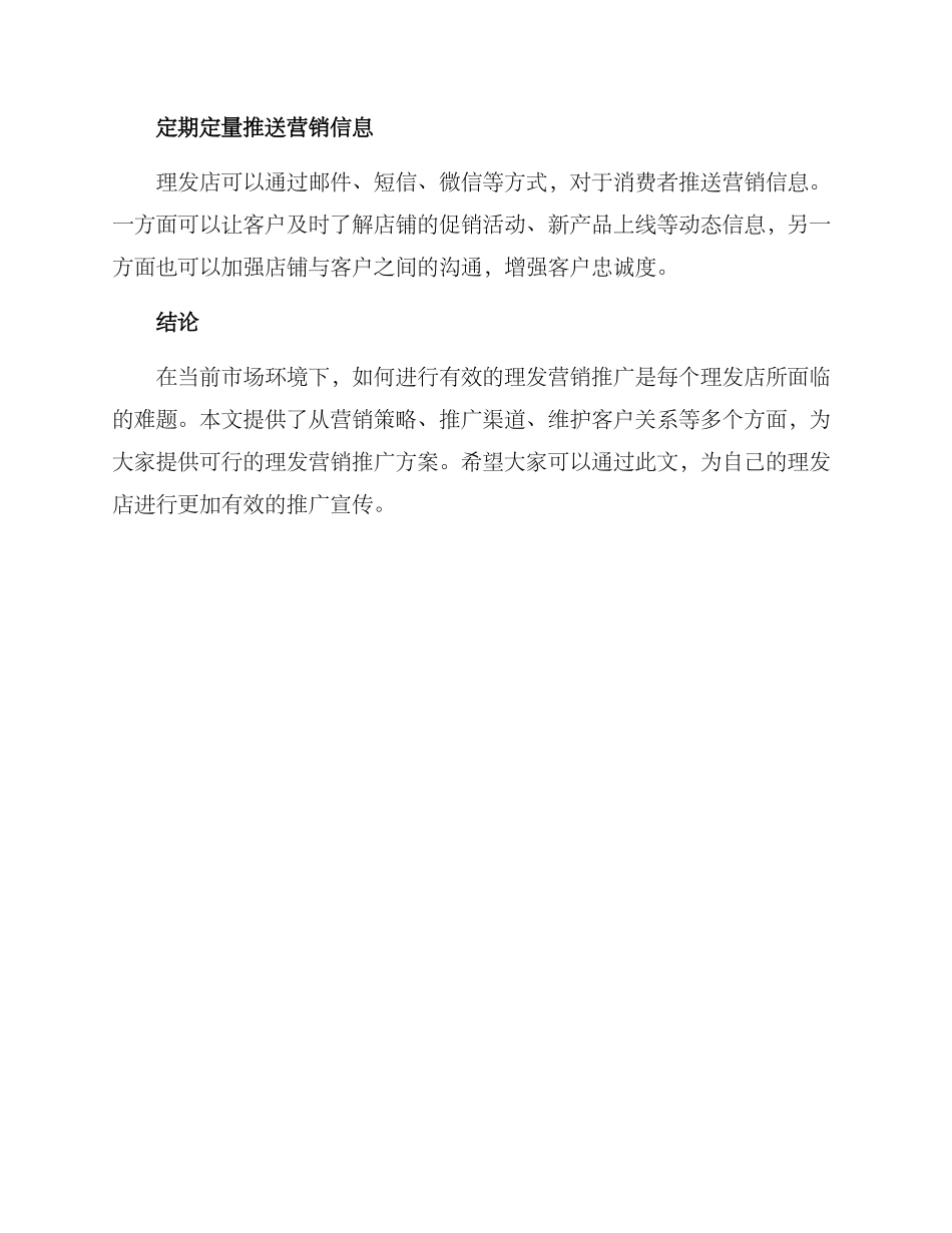 理发营销推广方案_第3页