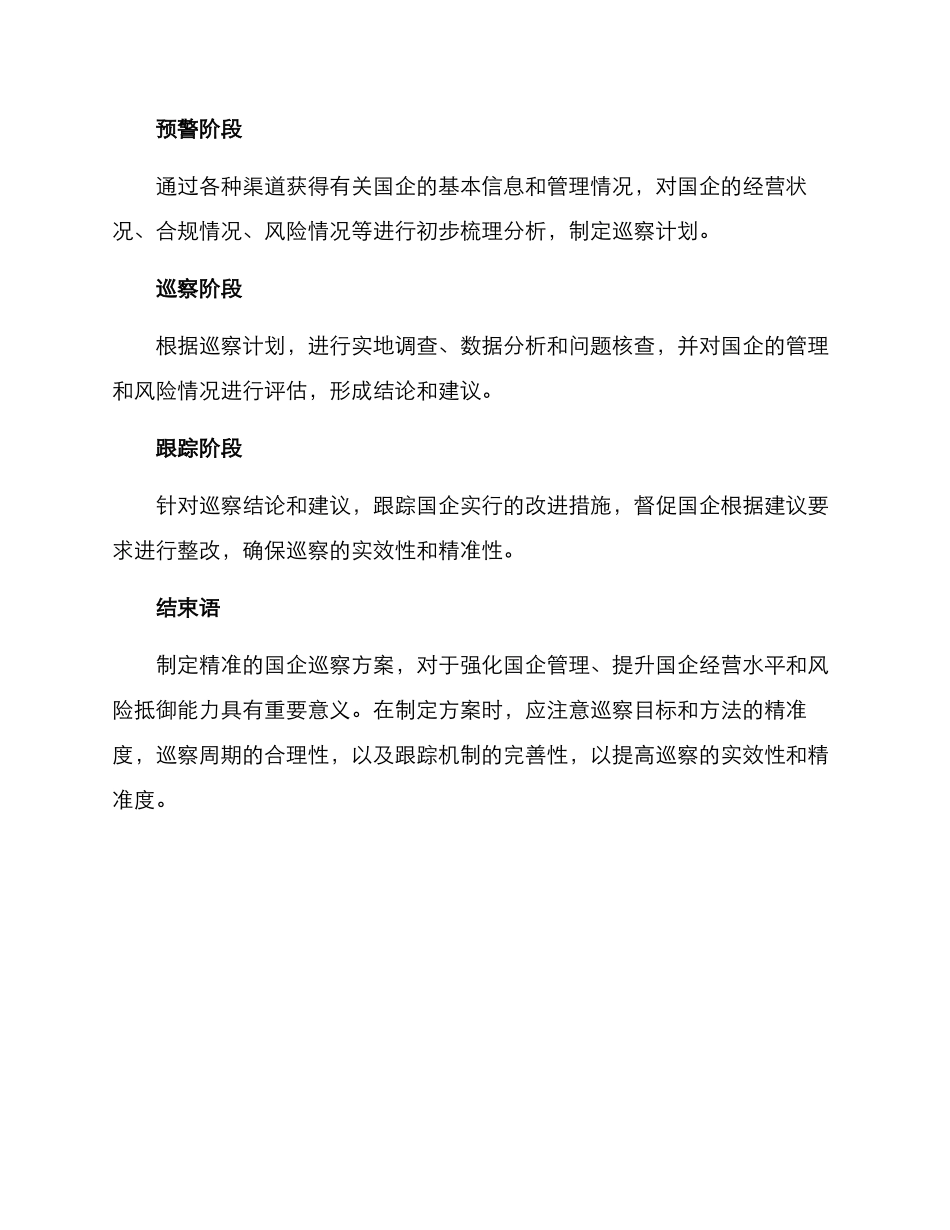 精准国企巡察方案_第3页