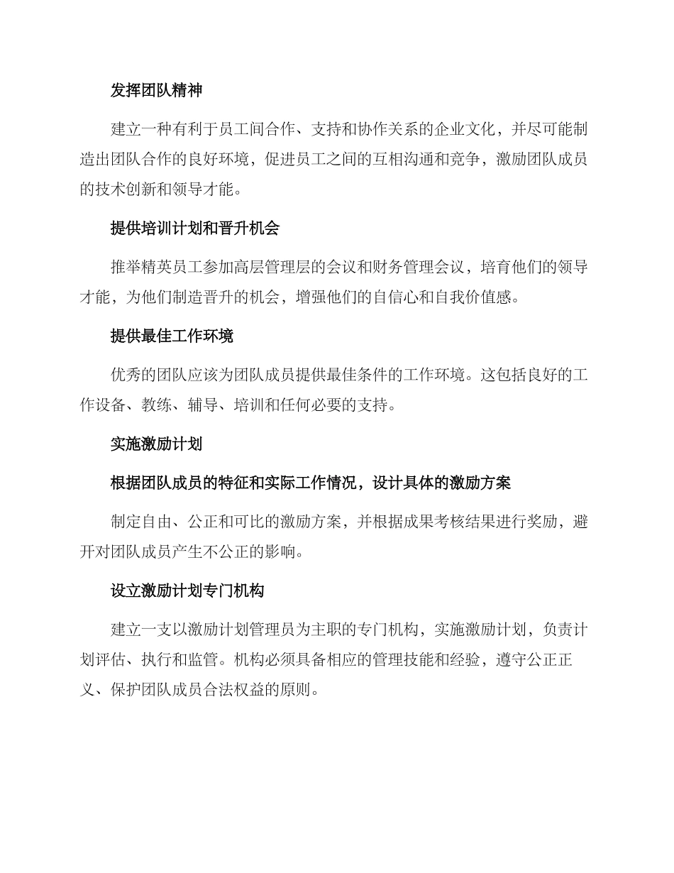 精英团队激励制度方案_第2页