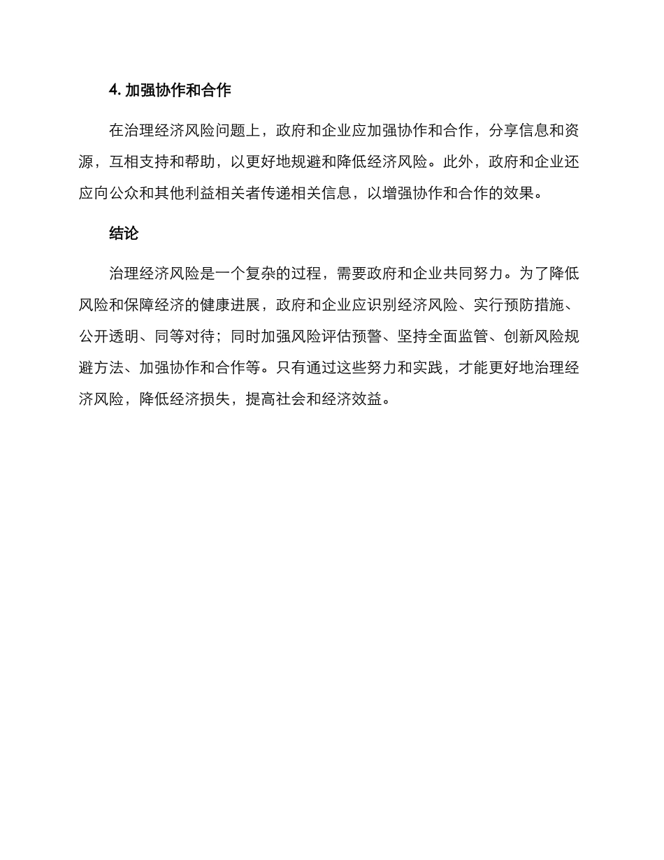 经济风险治理方案_第3页