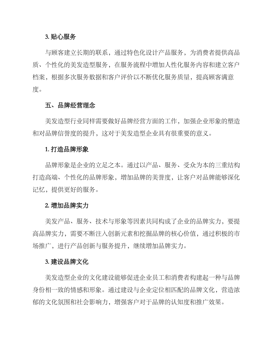 美发造型策划方案_第3页