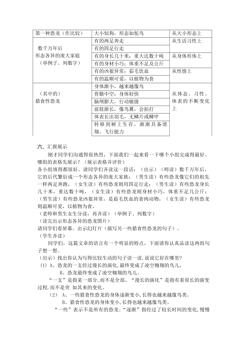 06飞向蓝天的恐龙名师精品教学设计1_第2页
