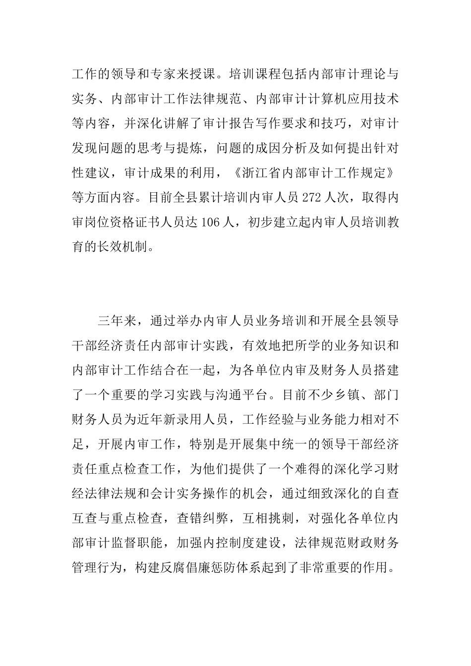 2025内部审计工作总结_第3页