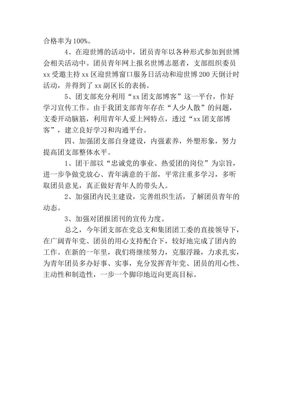 2025团支部工作总结2000字_第3页