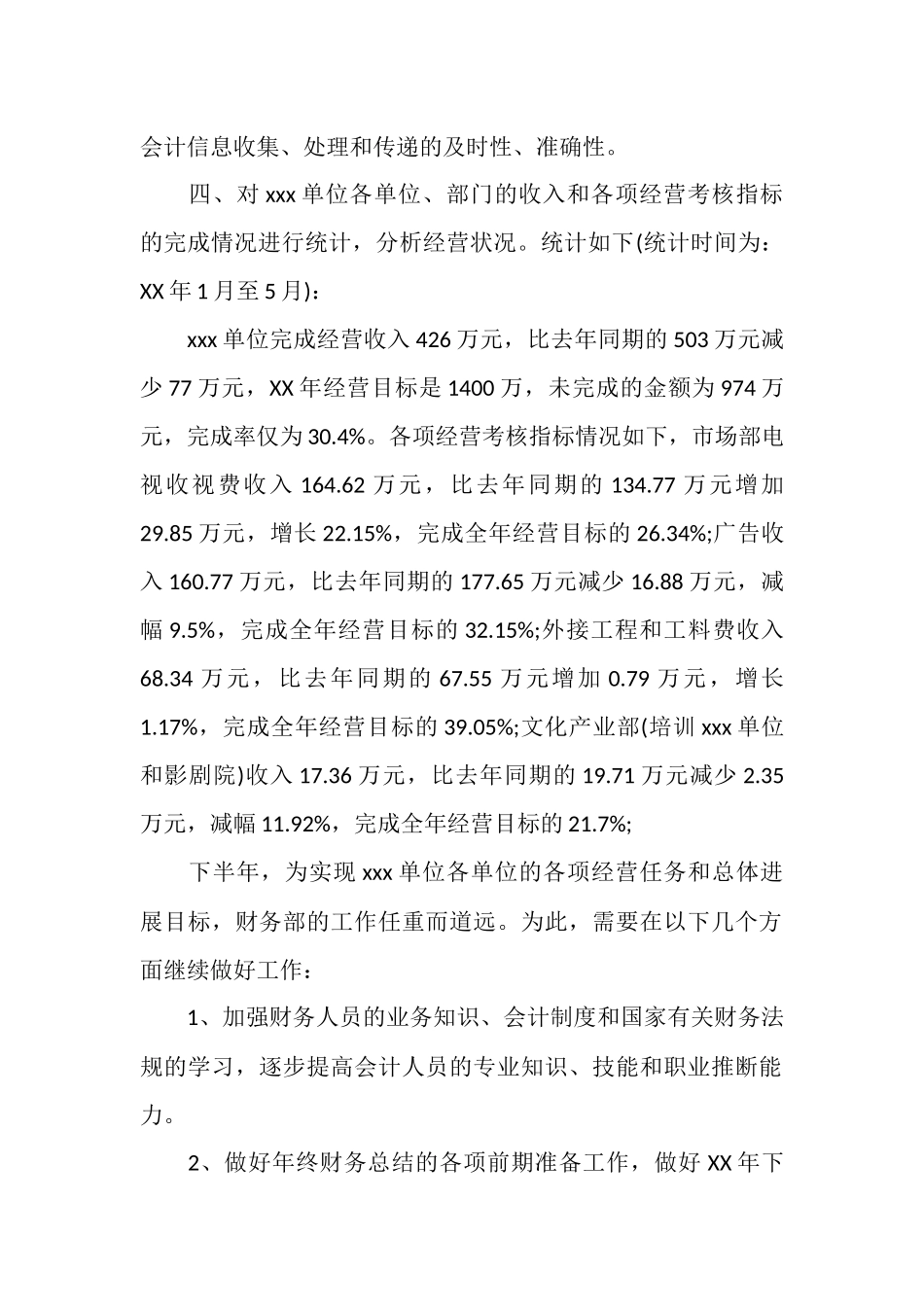 2025年12月财务工作总结5_第2页