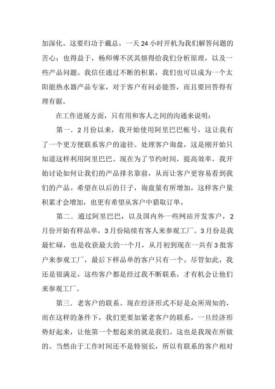 2025年业务员市场销售工作总结_第2页