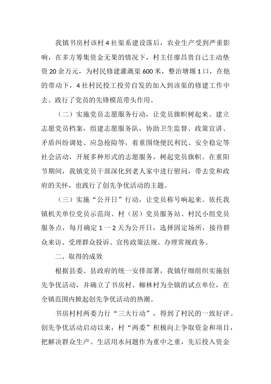 2025年乡镇三大行动总结_第2页