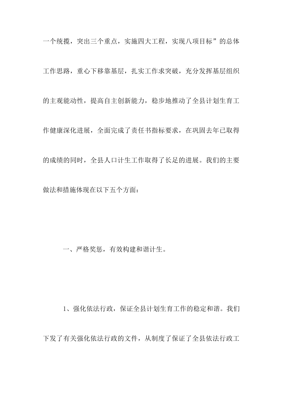 2025年人口计划生育工作年终总结_第2页