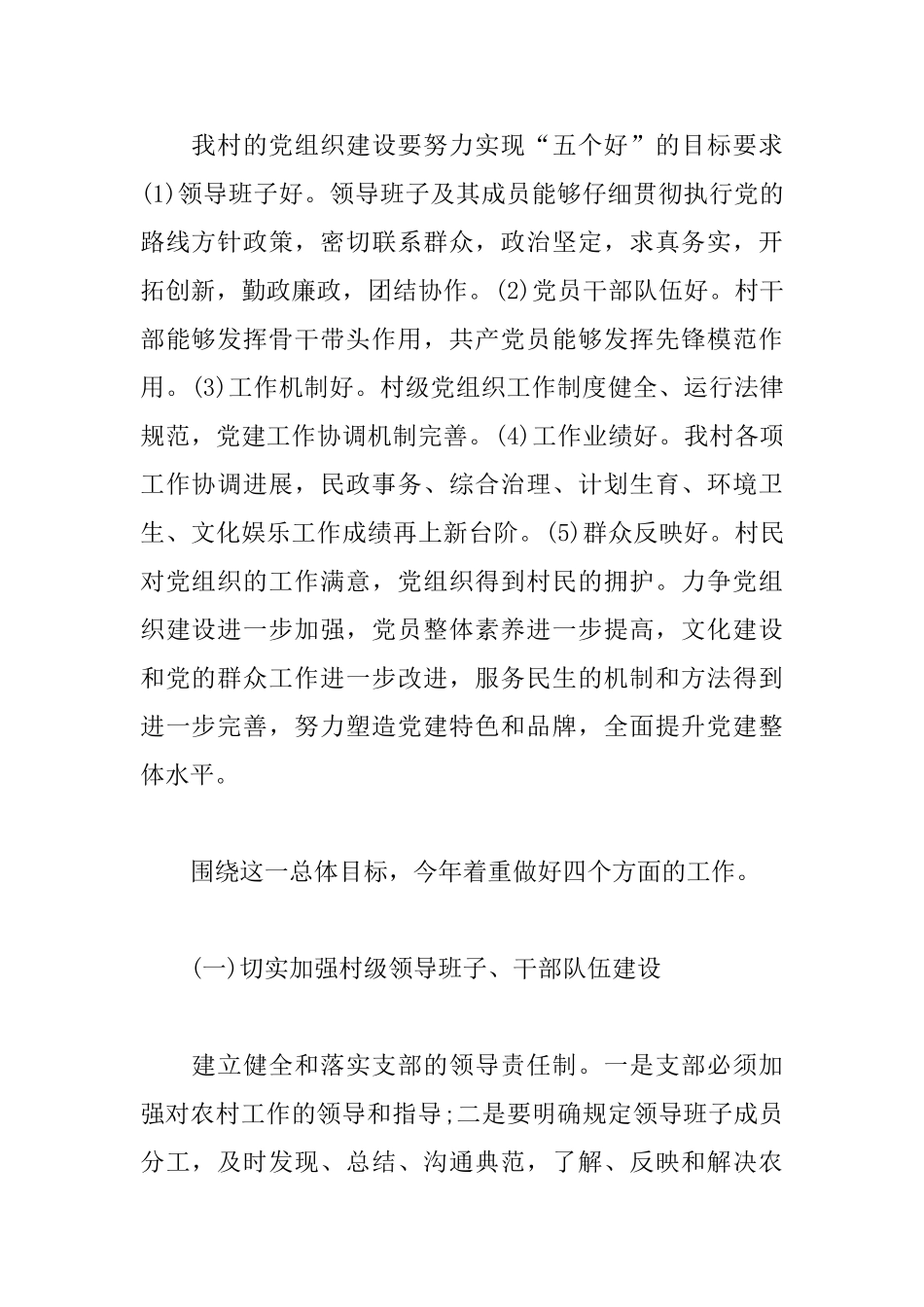 2025年农村党支部工作计划_第2页