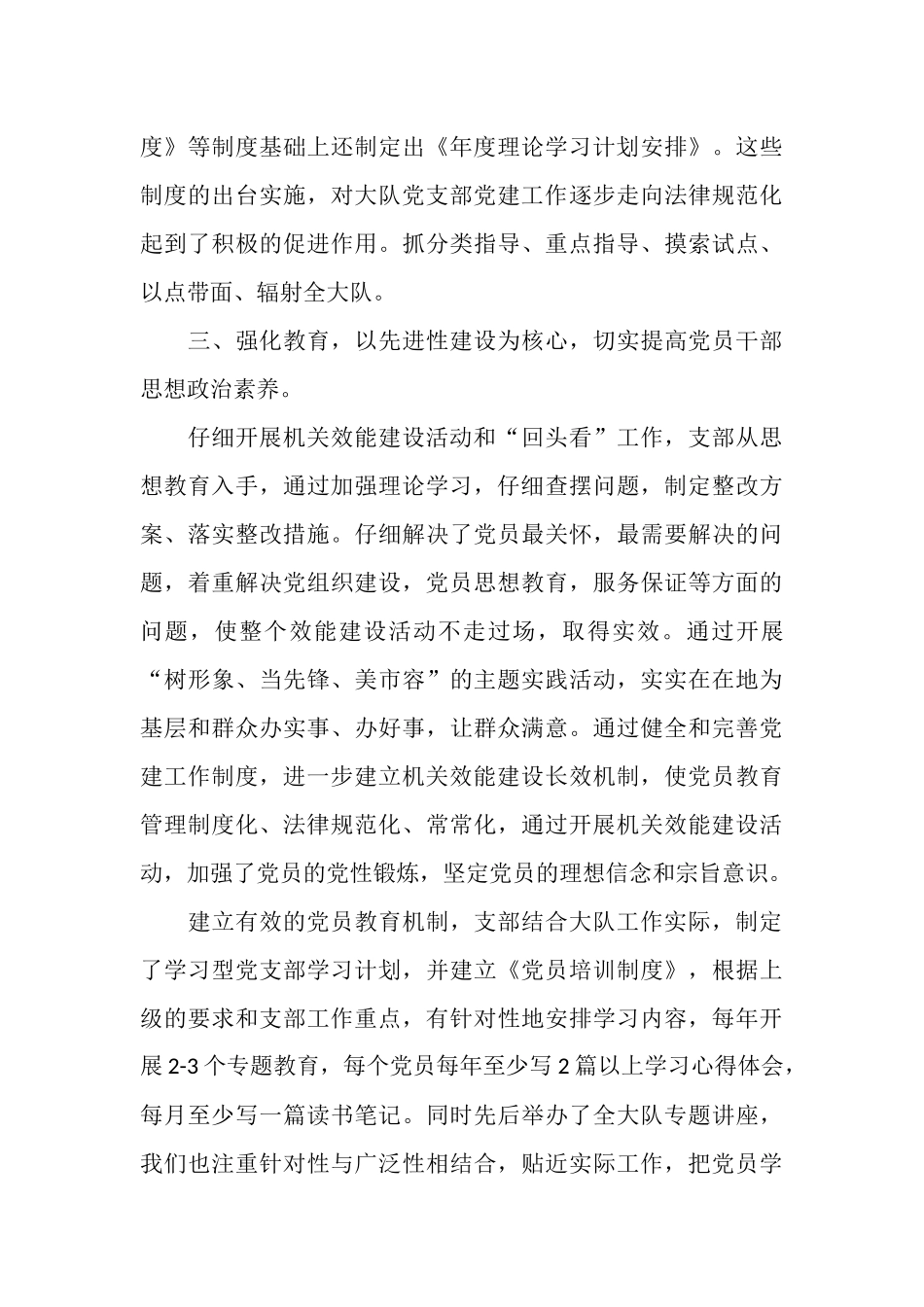 2025年城管党支部党建工作总结_第3页