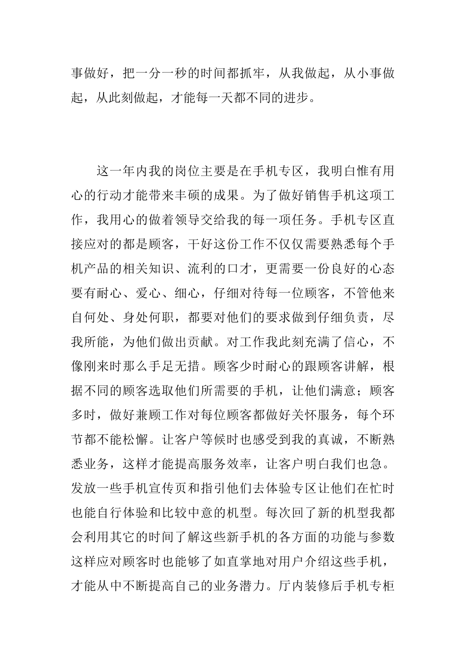 2025年手机业务员工作总结_第2页