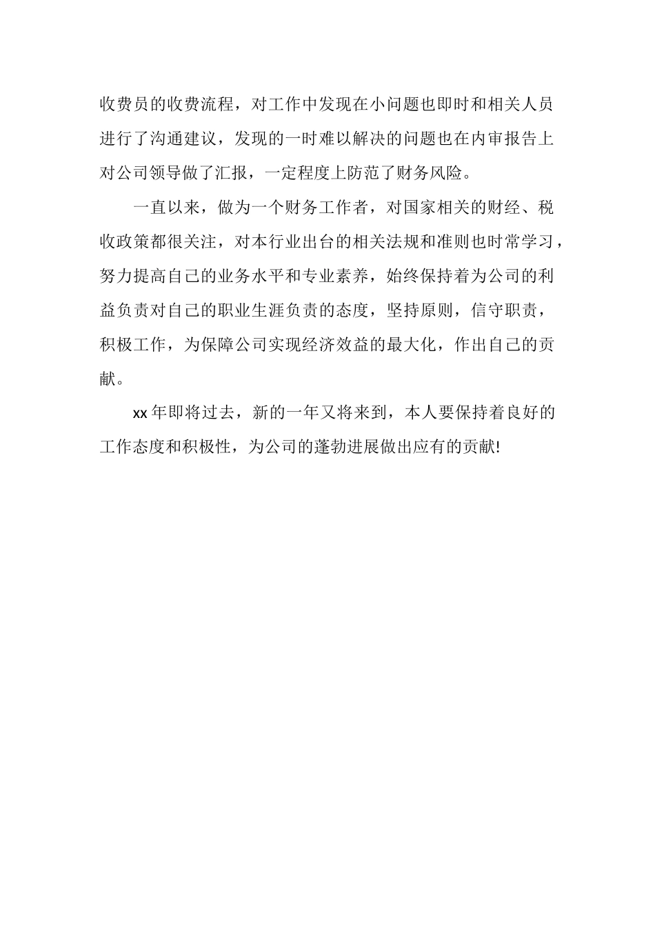 2025年财务主管个人总结范文_第2页