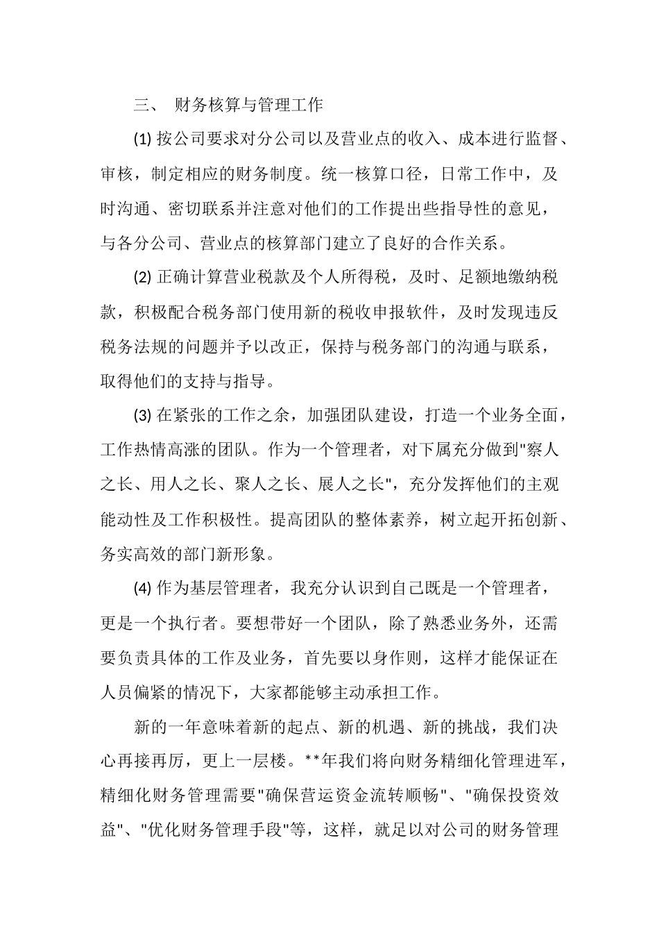 2025年财务工作总结范文2000字_第3页