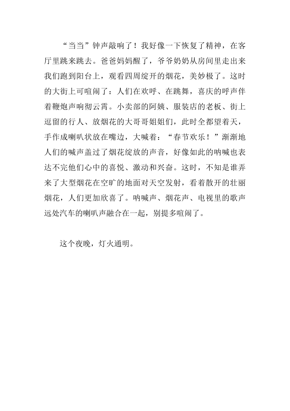 2025春节日记：过年守岁日记_第2页