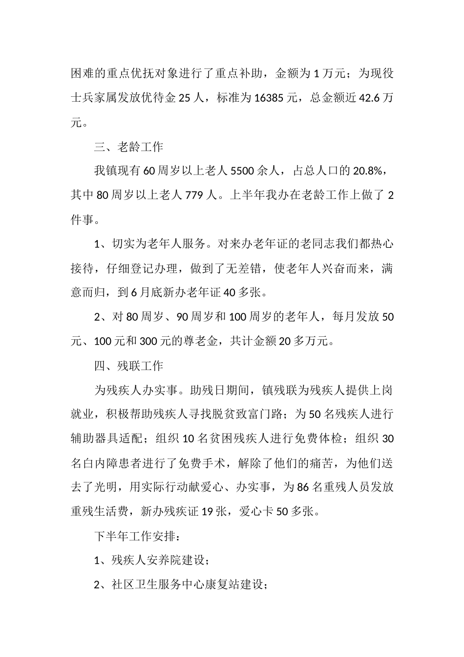 2025民政办工作总结3篇_第3页