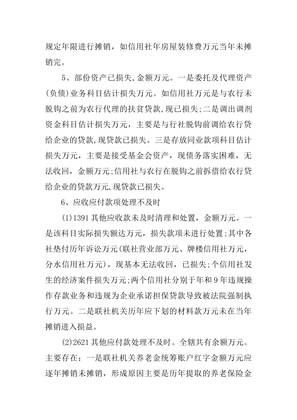 2025财务收支真实性检查自查报告_第3页