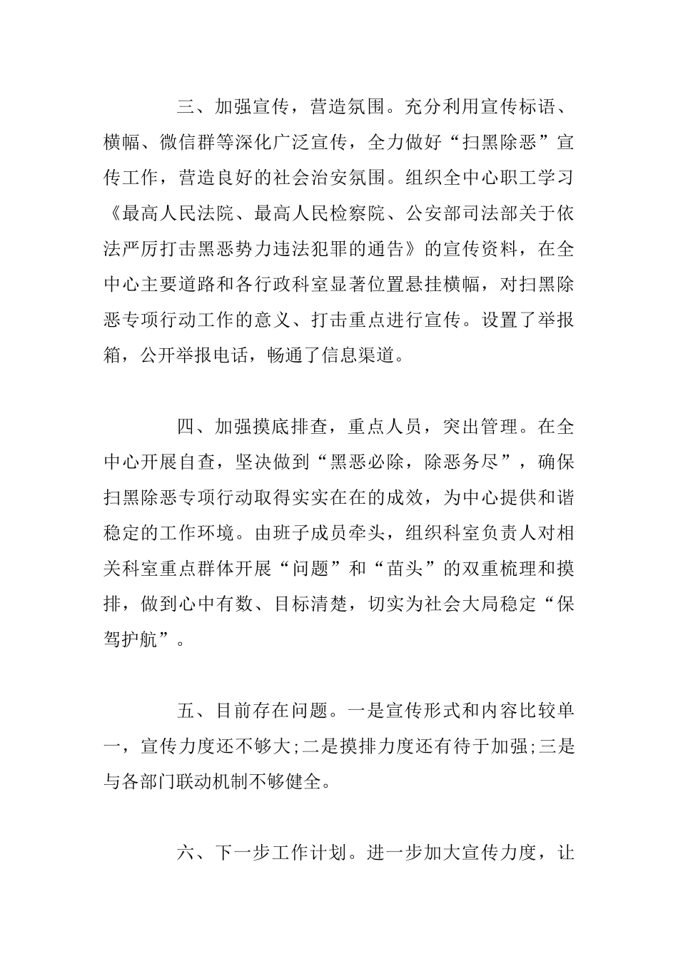 2篇涉黑涉恶工作总结_第2页
