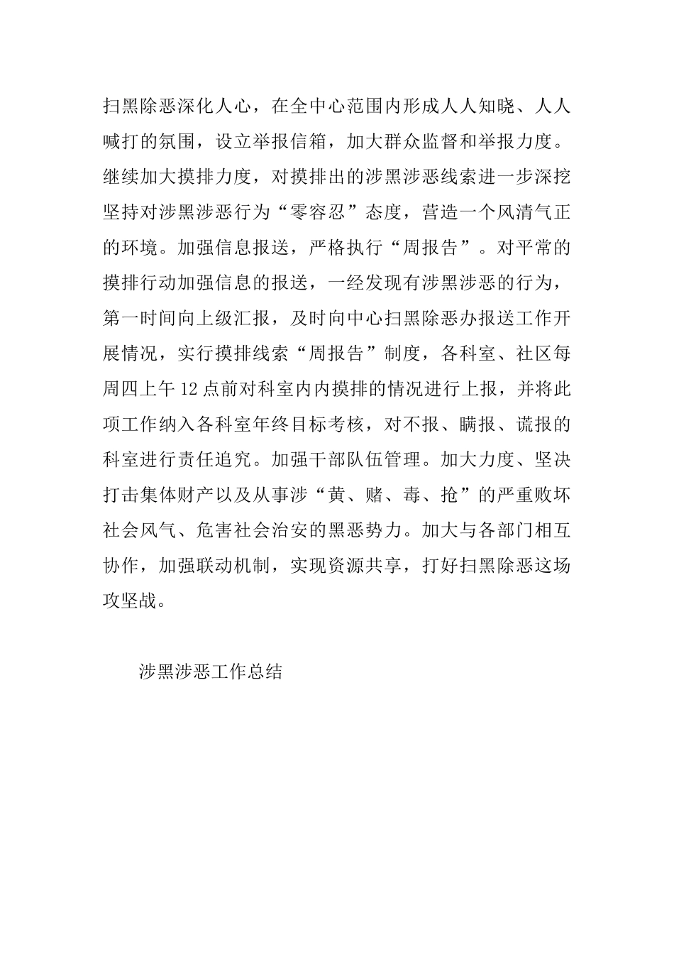 2篇涉黑涉恶工作总结_第3页