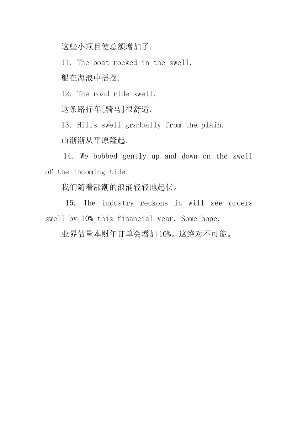 swell的用法和短语例句_第3页