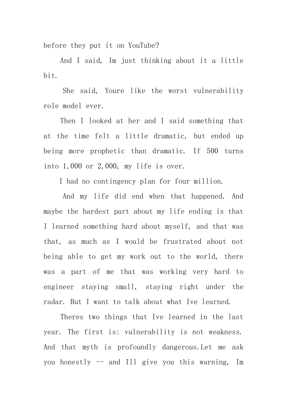 TED英语演讲：脆弱不是懦弱_第3页