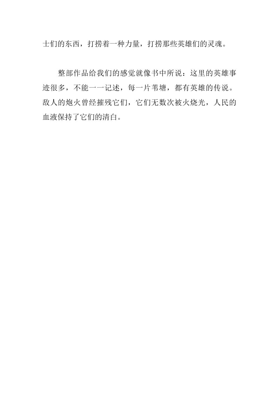 《白洋淀纪事》读后感500字_第2页