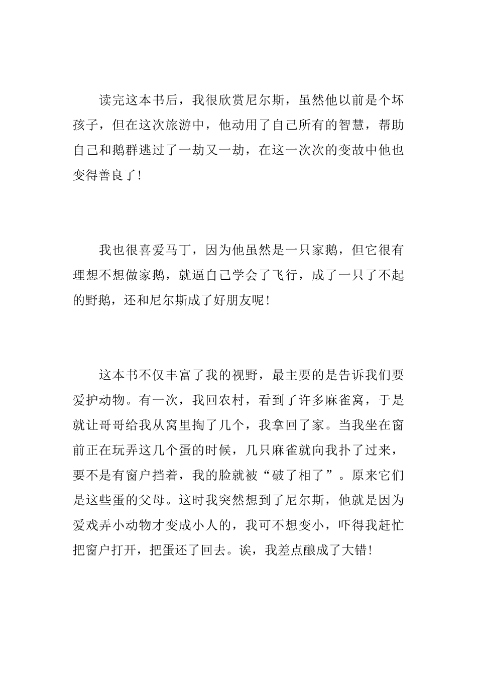 《骑鹅旅行记》读后感最新范文_第2页