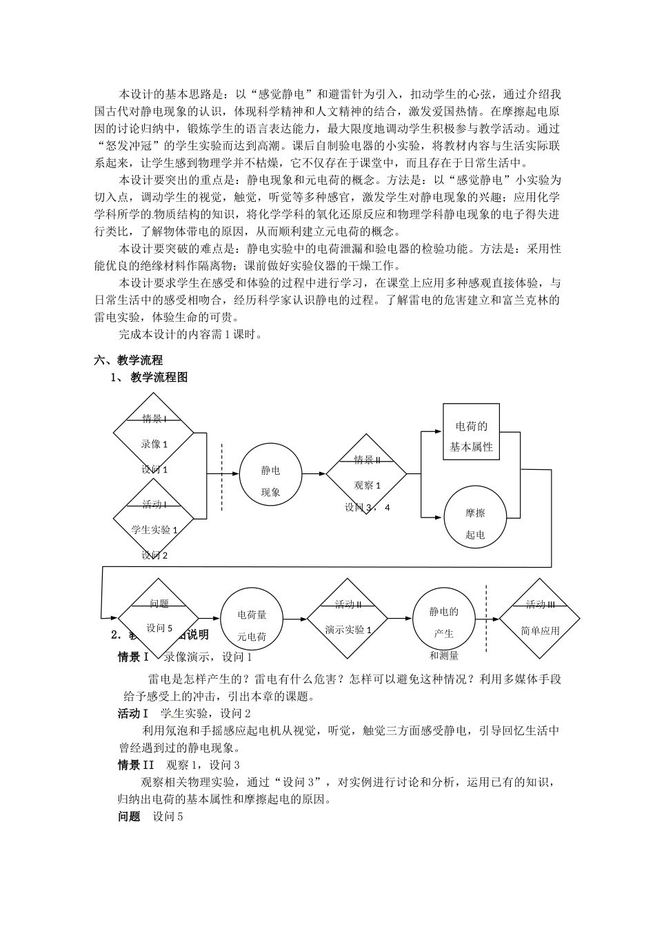 上海地区高三物理 第八章 第1课时 静电现象、元电荷优秀教案_第2页