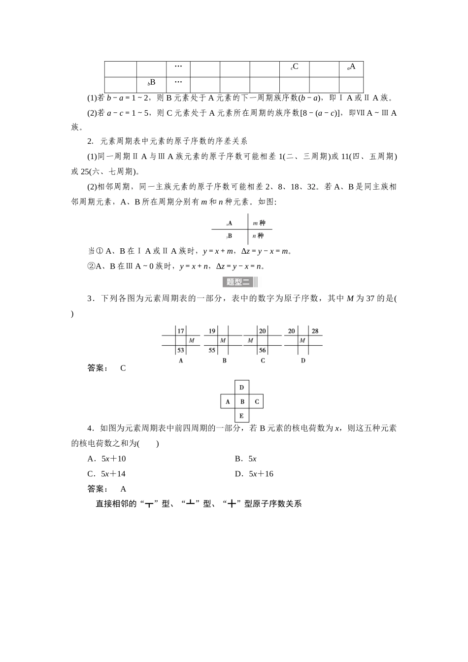 【金版新学案】2015届高考化学总复习讲义 专题四第二单元 元素周期律和元素周期表教案 苏教版_第3页