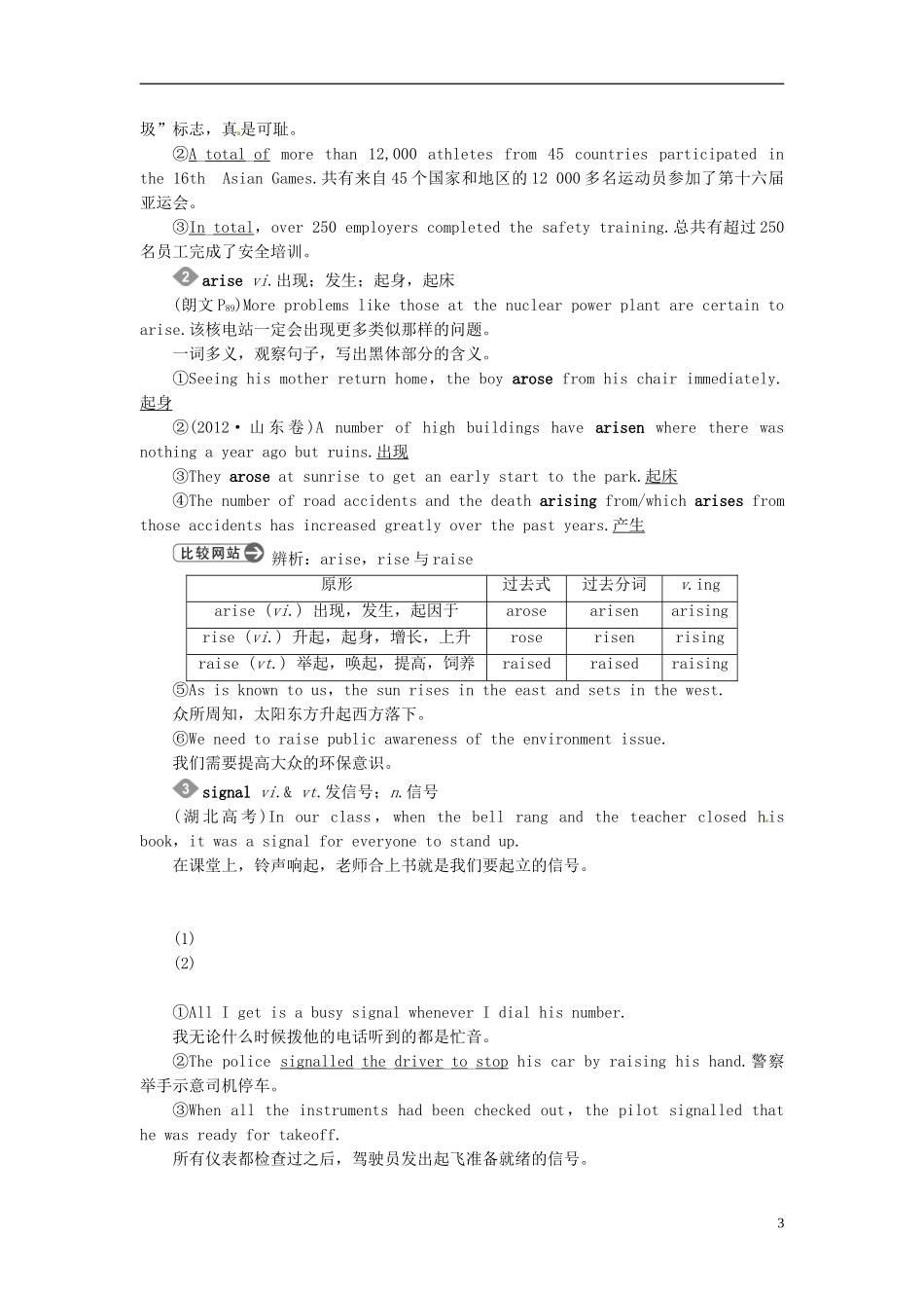 【金版新学案】2015届高考英语大一轮复习讲义 Unit 3 Computers（含解析）新人教版必修2_第3页