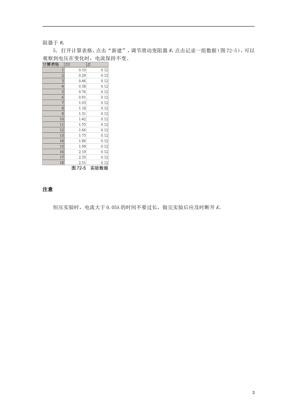 上海市2014高考物理一轮复习 实验七十二 恒压源恒流源导学案_第3页