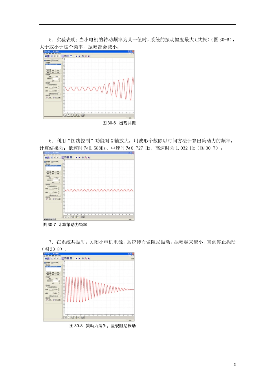 上海市2014高考物理一轮复习 实验三十 受迫振动导学案_第3页