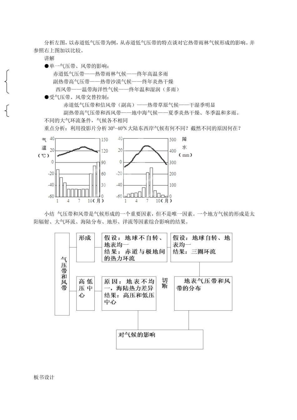 【金识源】2014年秋高中地理 2.2 气压带和风带（第2课时）教案 新人教版必修1_第3页