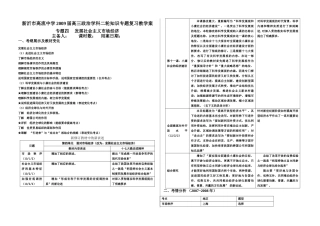 专题四     发展社会主义市场经济（正卷）
