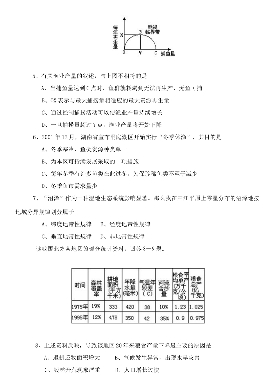 中图版环境保护第三单元_第3页