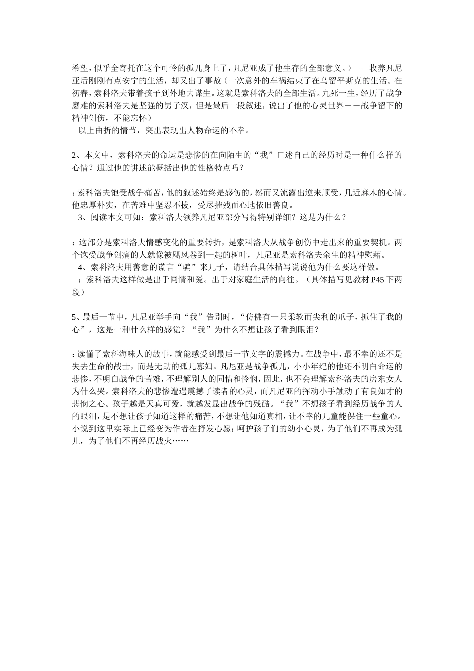 一个人的遭遇_第2页